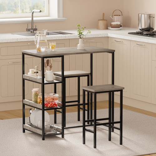 Piece bar table stools set - bar,