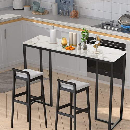 Elegant white marble console - marble,